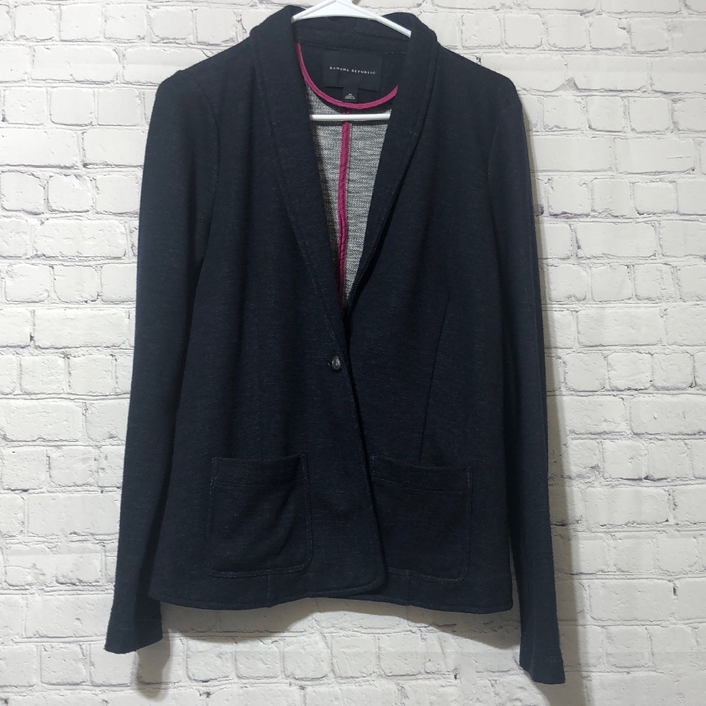 Banana republic blazer blue color size medium